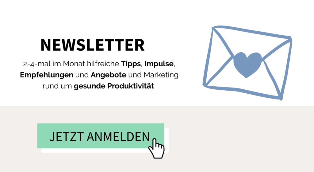 Newsletter Produktivität Gesund Aufschieberitis