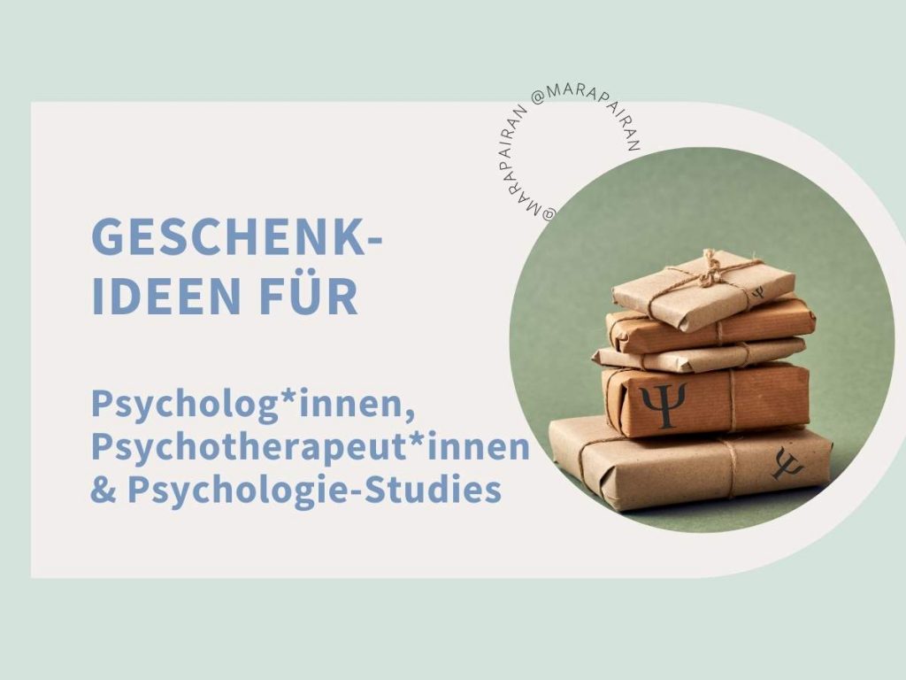 Geschenkideen für Psycholog*innen, Psychotherapeut*innen und Psychologie-Studies